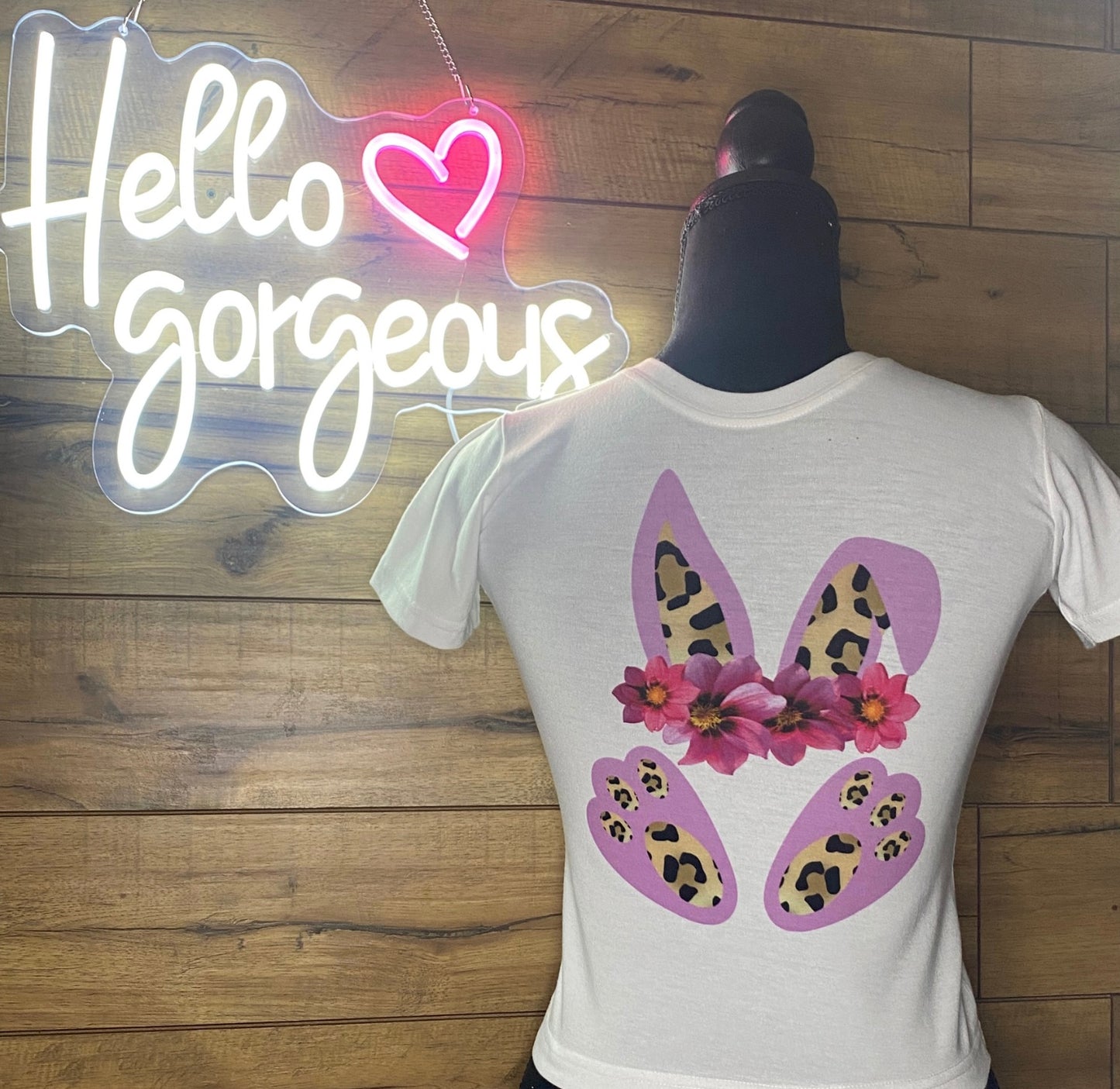 Leopard Bunny- Toddler Shirt